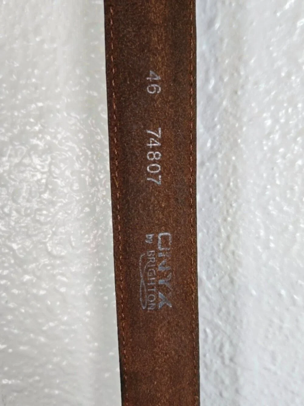 Vintage Brighton Salina Taper Belt- Rare Size 46